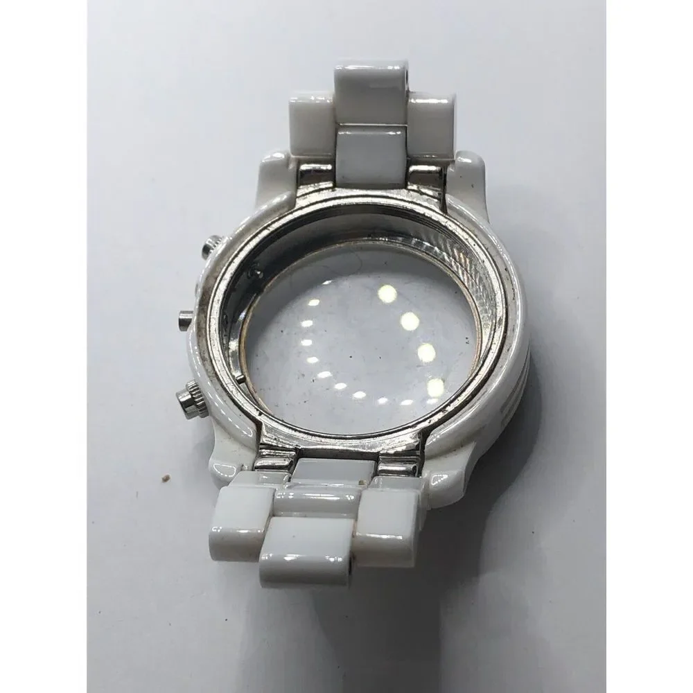Michael Kors Watch Parts Case 40mm Partial Band White Ceramic Links 20mm GY359